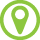 map locator symbol in a green circle